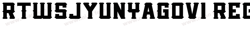 RTWSJyunYaG0v1 Regul字体转换
